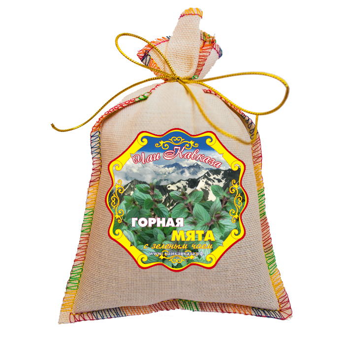 Горная мята с зелёным чаем
